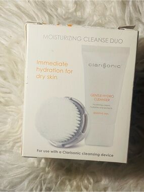 Clarisonic Moisturizing Cleanse Duo - White with Soft Gray Brush